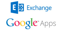 Full support with Google Apps and Exchange