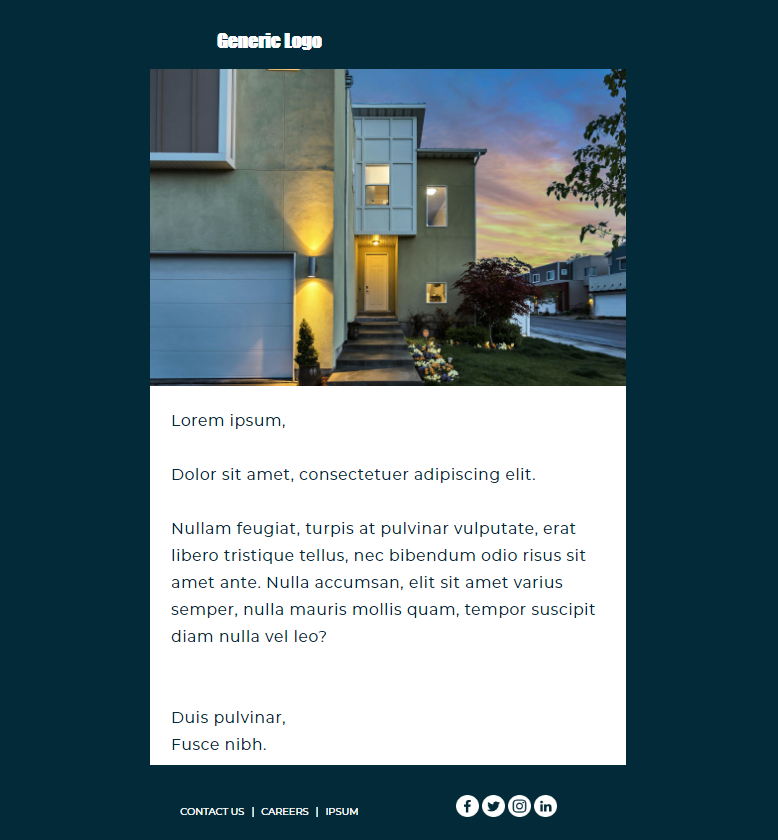 eM Client: Email template