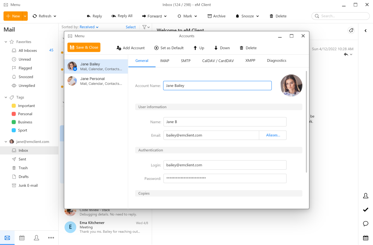 Features - Email | eM Client | eM Client