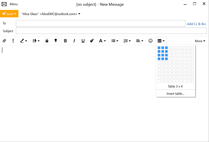 Improved Table Editor