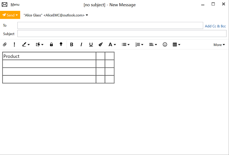 Improved Table Editor