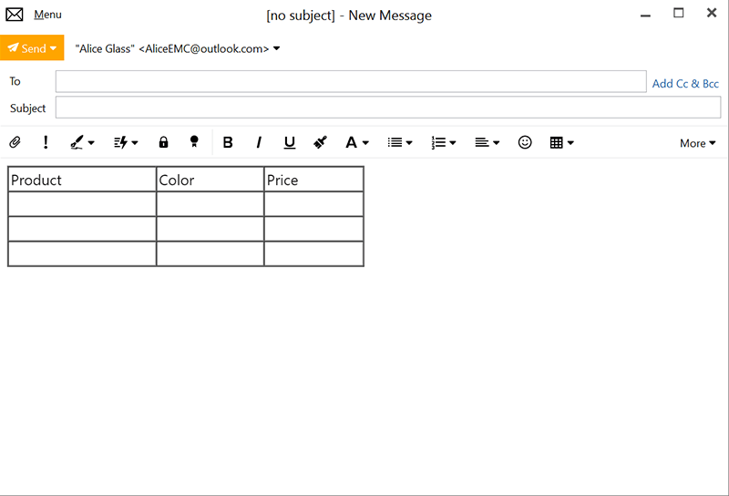 Improved Table Editor