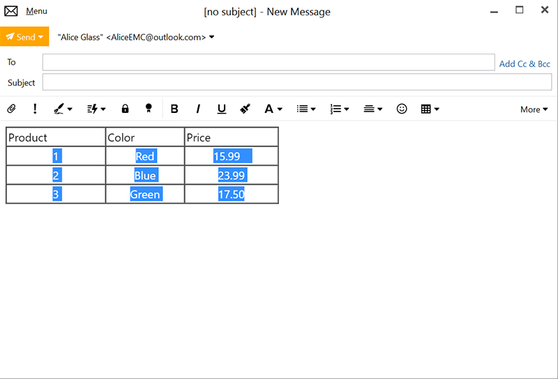 Improved Table Editor