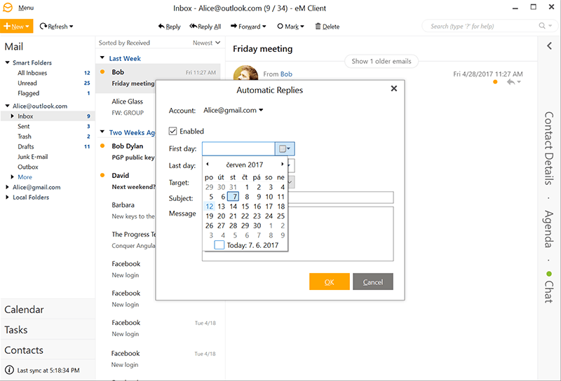 Out Of Office For Gmail