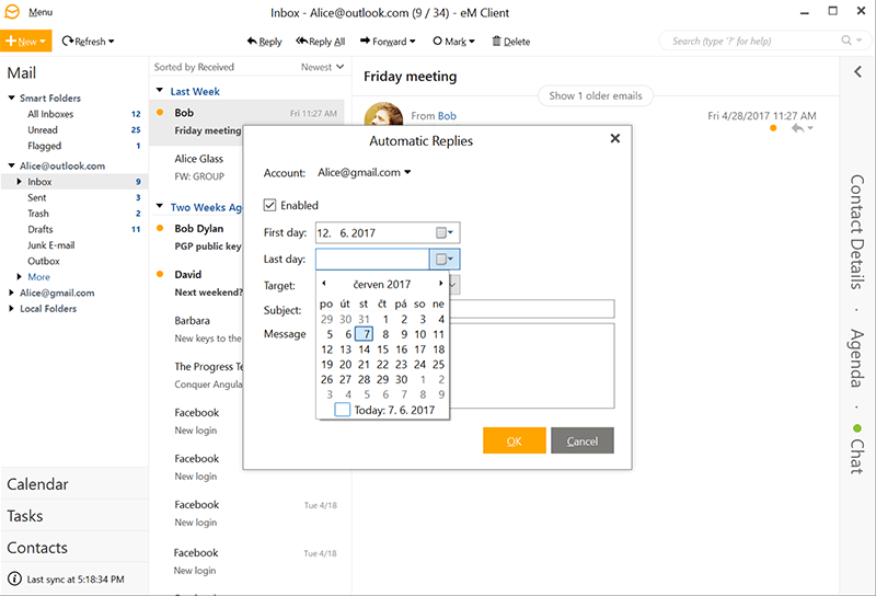 Out Of Office For Gmail