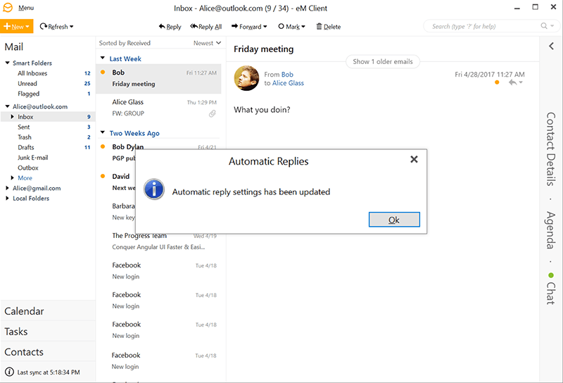 Out Of Office For Gmail