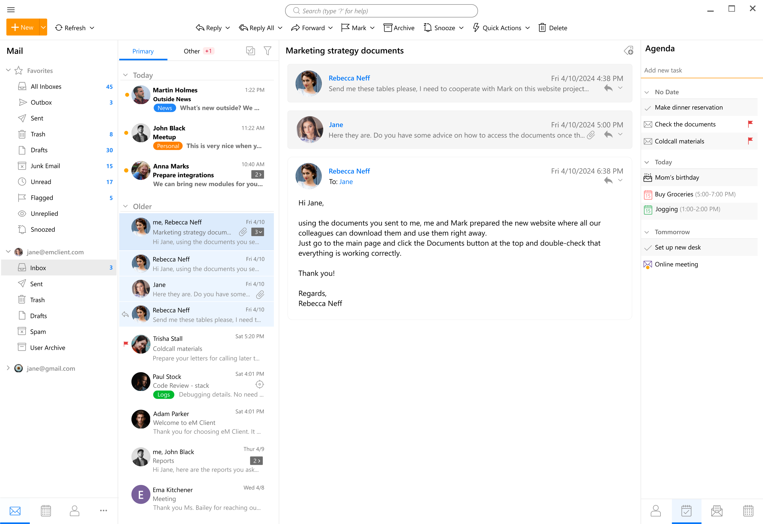 eM Client Full Crack Español 1