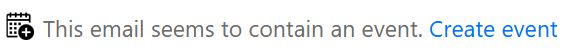 eM Client: Create task or event from message preview