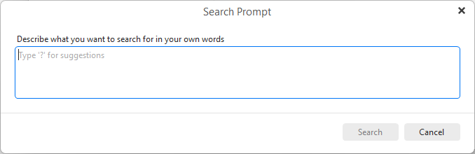 eM Client: Natural language search