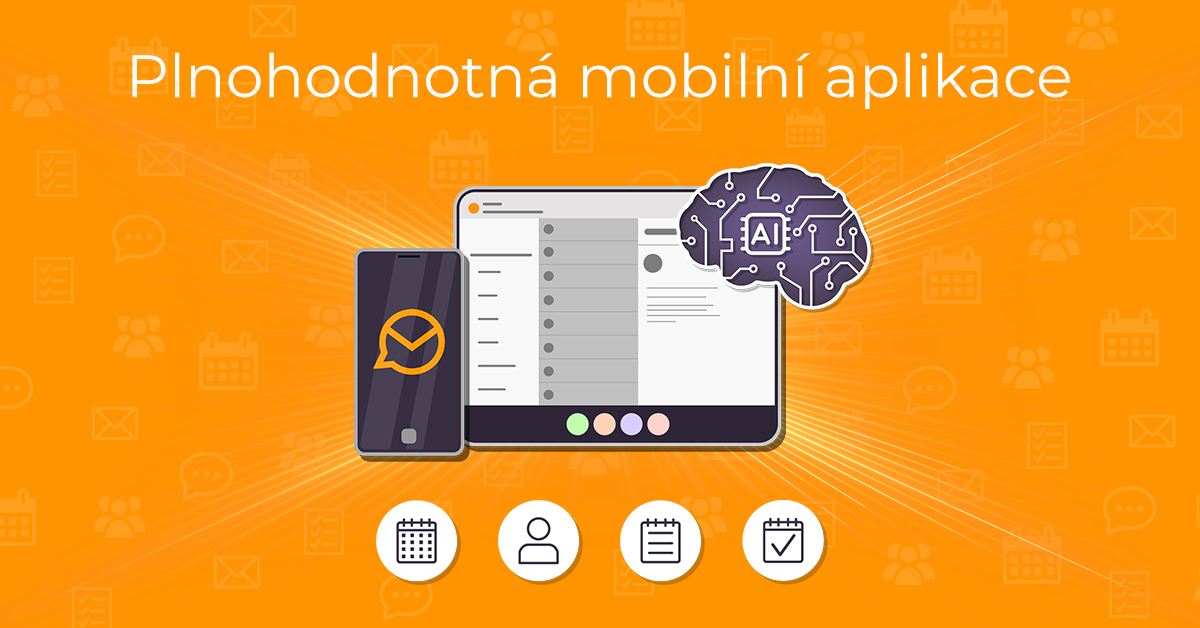 Mobilní aplikace přináší umělou inteligenci, kalendář, kontakty, úkoly a poznámky