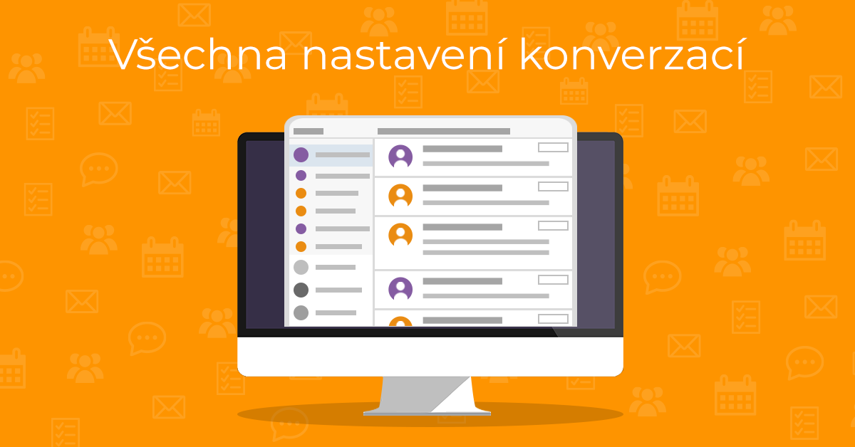 Konverzace v aplikaci eM Client a všechna jejich nastavení