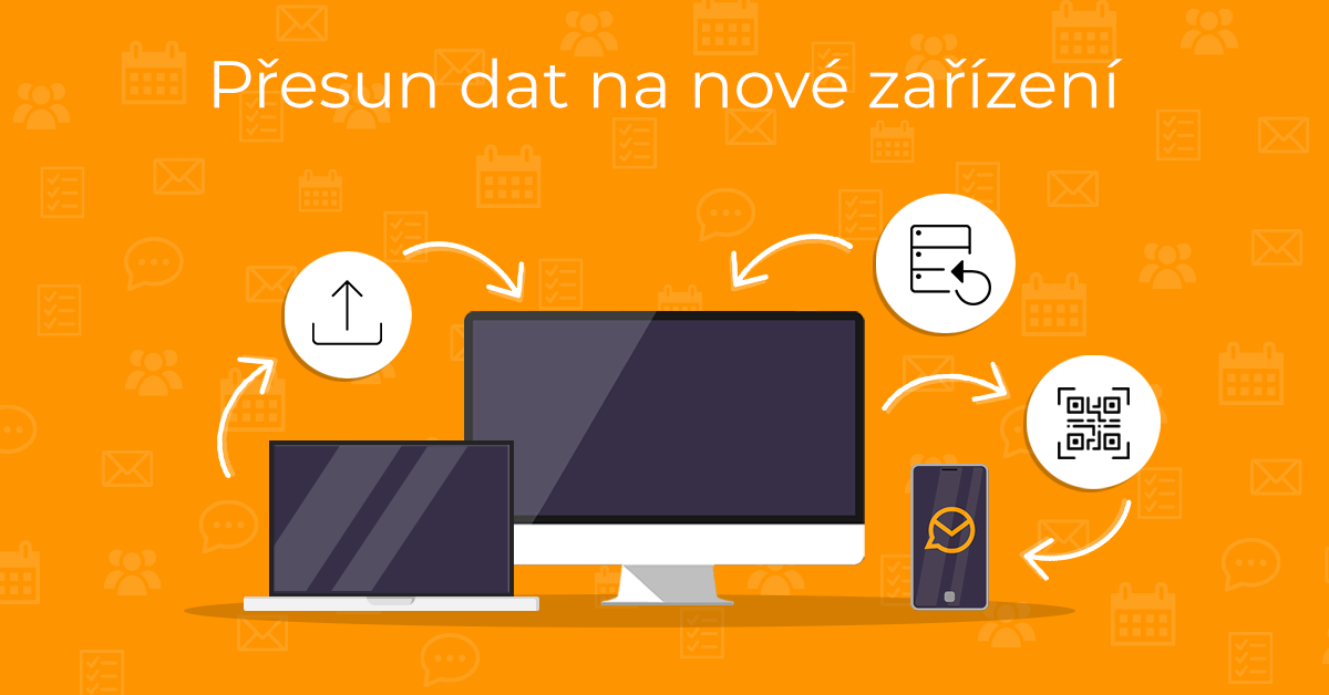 Jak přenést data z aplikace eM Client na nové zařízení