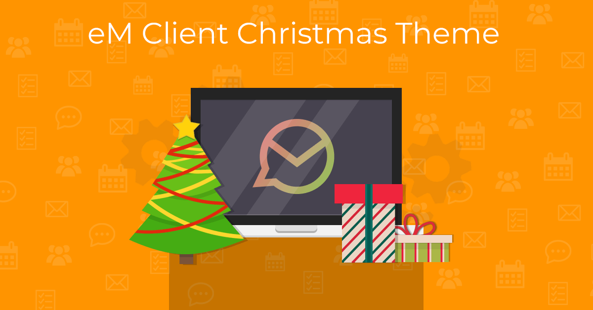 eM Client Christmas Theme