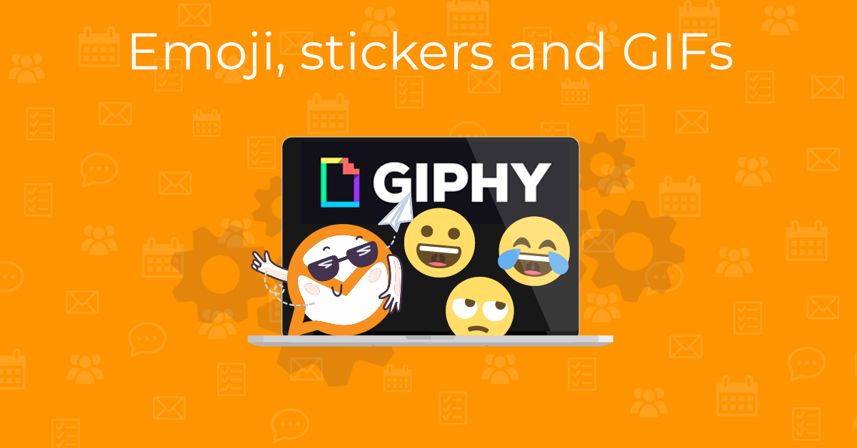 Emoji, stickers and gifs in eM Client