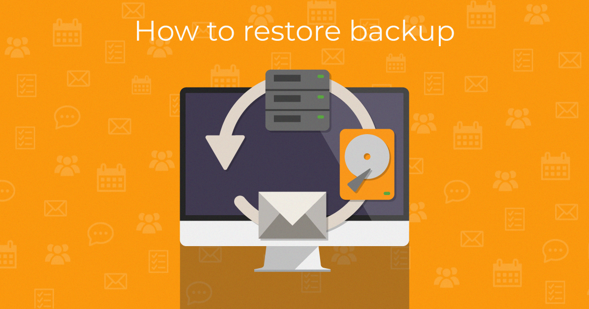 How to restore backup