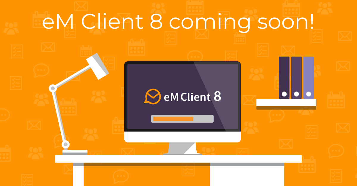 eM Client 8 coming soon banner