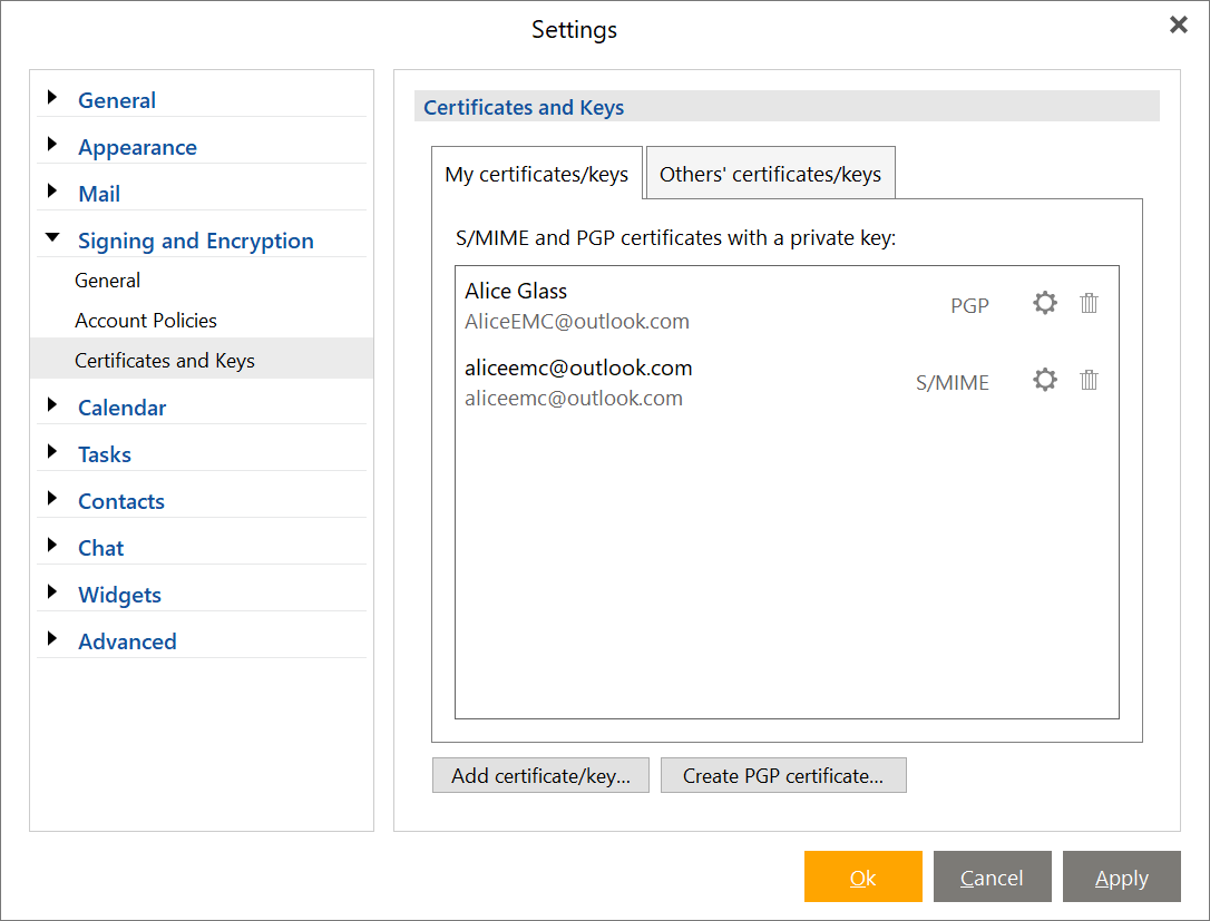 em client 7 remove important category