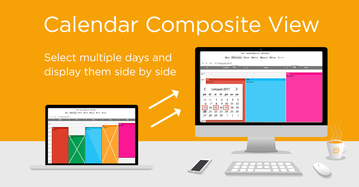eM Client Features: Calendar Composite View  eM Client