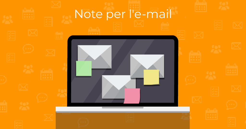 Aggiungi delle note con note per e-mail